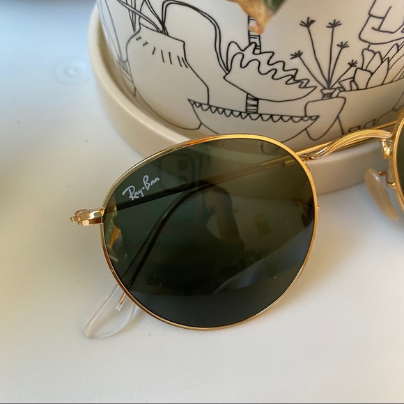 Round metal Ray-Ban sunglasses - Picture 4 of 6